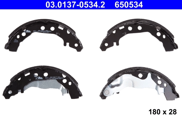 Jeu de mâchoires de frein ATE 03.0137-0534.2