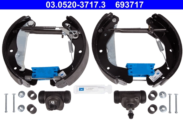 Jeu de mâchoires de frein ATE 03.0520-3717.3