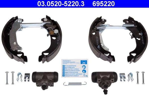 Jeu de mâchoires de frein ATE 03.0520-5220.3
