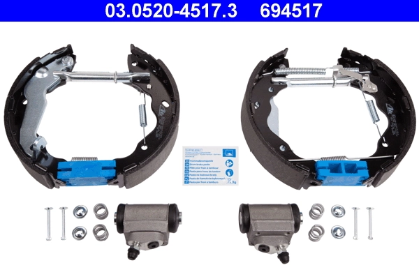 Jeu de mâchoires de frein ATE 03.0520-4517.3