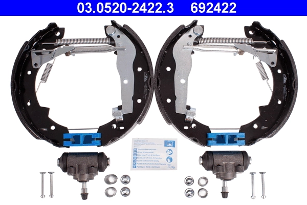 Jeu de mâchoires de frein ATE 03.0520-2422.3