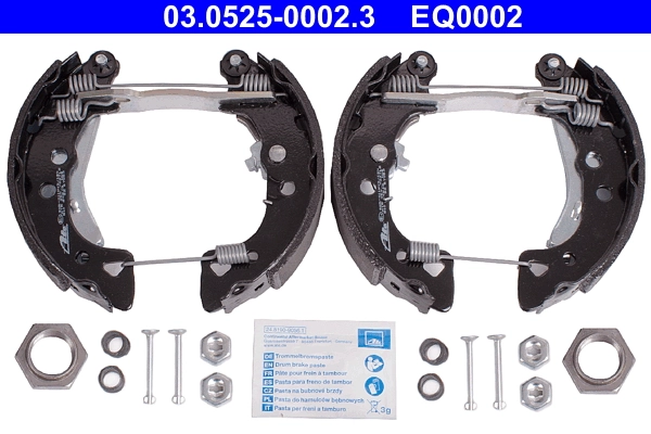 Jeu de mâchoires de frein ATE 03.0525-0002.3