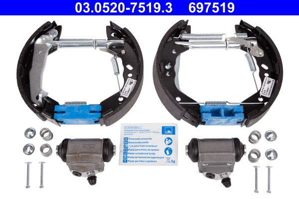 Jeu de mâchoires de frein ATE 03.0520-7519.3
