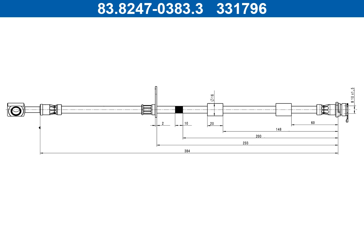 Flexible de frein ATE 83.8247-0383.3
