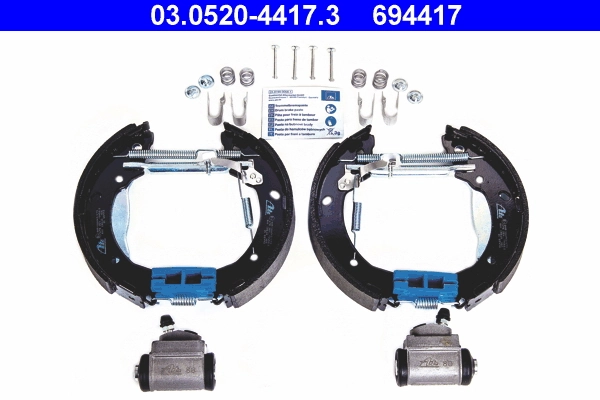 Jeu de mâchoires de frein ATE 03.0520-4417.3
