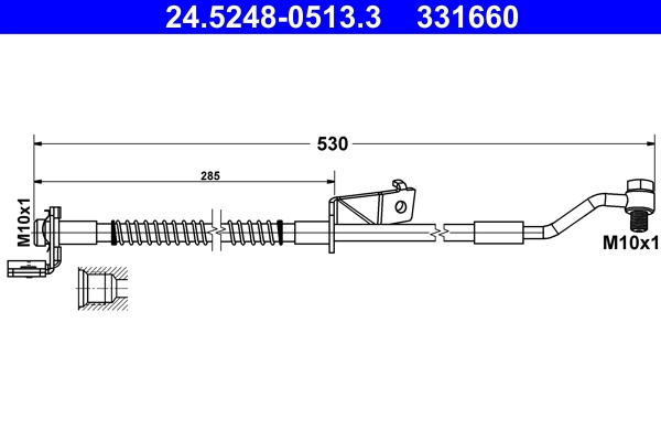 Flexible de frein ATE 24.5248-0513.3