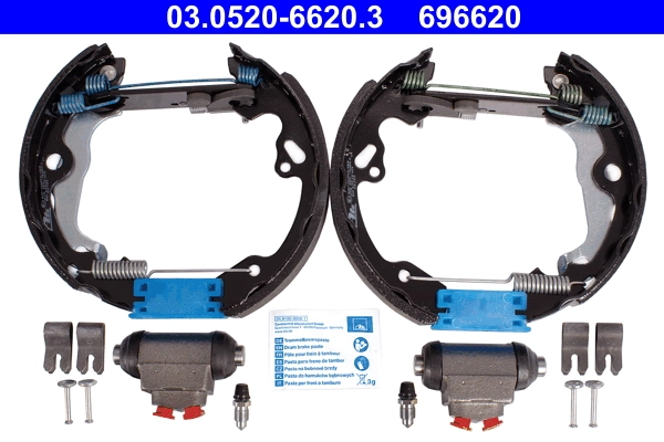Jeu de mâchoires de frein ATE 03.0520-6620.3