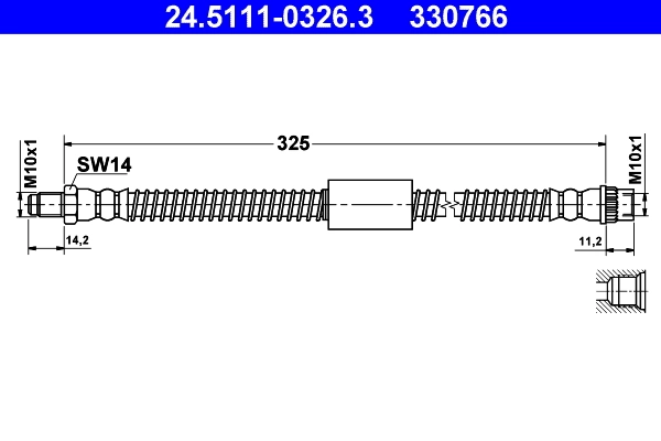 Flexible de frein ATE 24.5111-0326.3