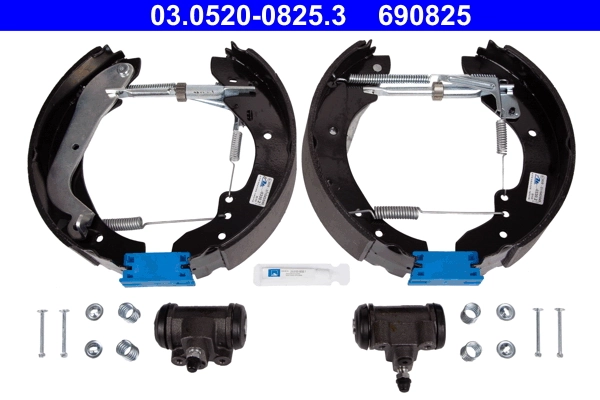 Jeu de mâchoires de frein ATE 03.0520-0825.3