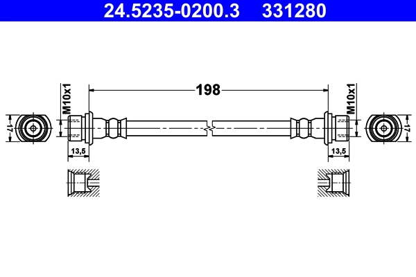Flexible de frein ATE 24.5235-0200.3