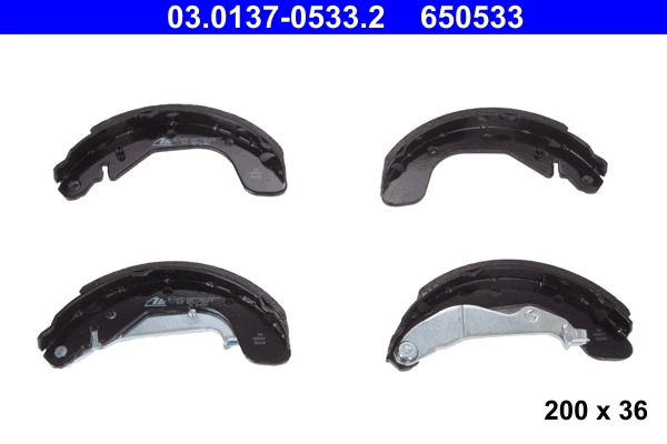 Jeu de mâchoires de frein ATE 03.0137-0533.2