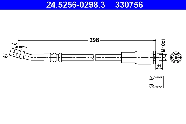 Flexible de frein ATE 24.5256-0298.3