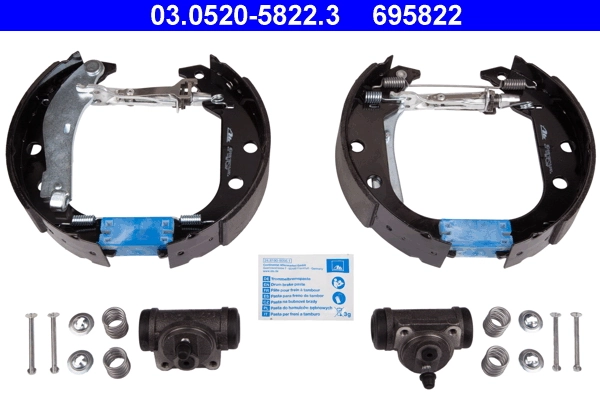 Jeu de mâchoires de frein ATE 03.0520-5822.3