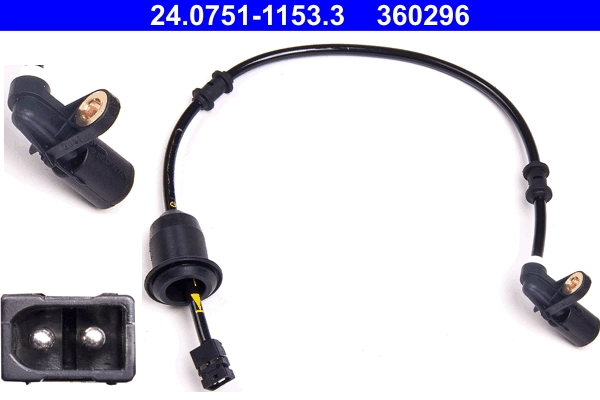 Capteur, vitesse de roue ATE 24.0751-1153.3