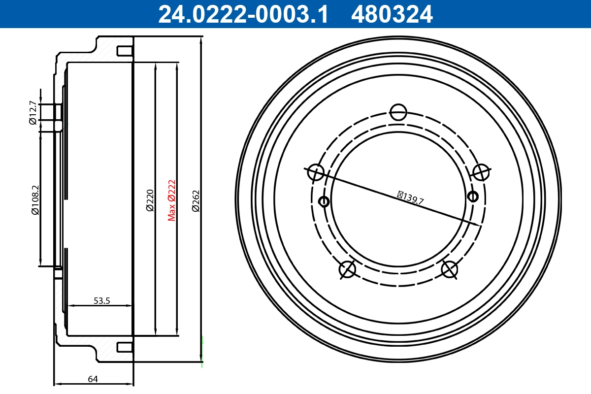 Tambour de frein