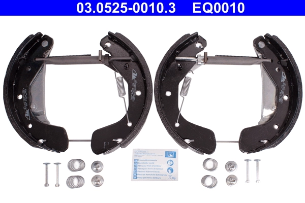 Jeu de mâchoires de frein ATE 03.0525-0010.3