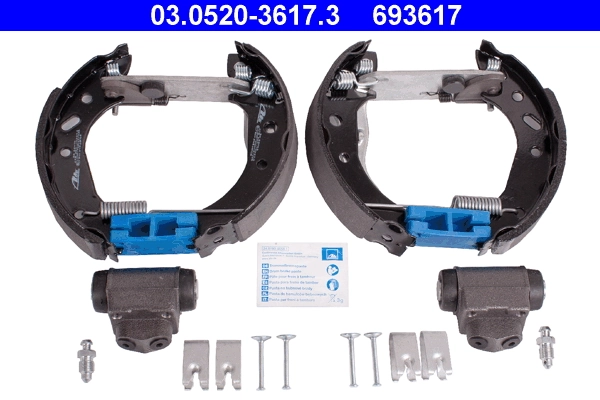 Jeu de mâchoires de frein ATE 03.0520-3617.3