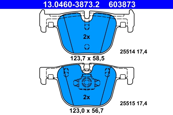 Kit de plaquettes de frein, frein a disque
