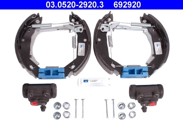 Jeu de mâchoires de frein ATE 03.0520-2920.3