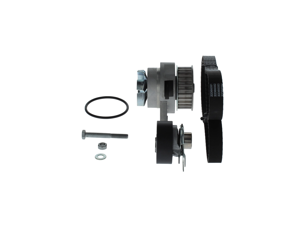 Pompe à eau + kit de courroie crantée BOSCH 1 987 946 994