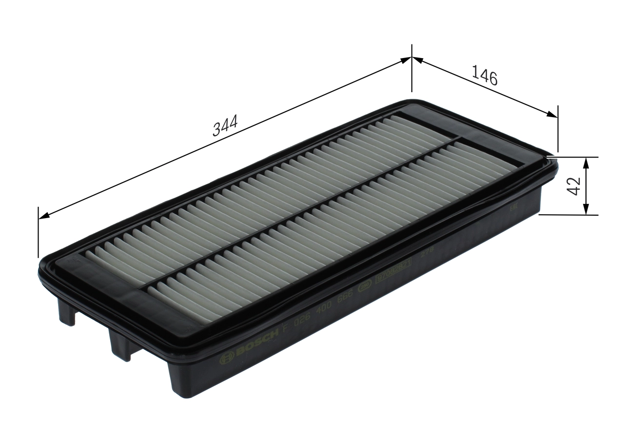 Filtre à air BOSCH F 026 400 666