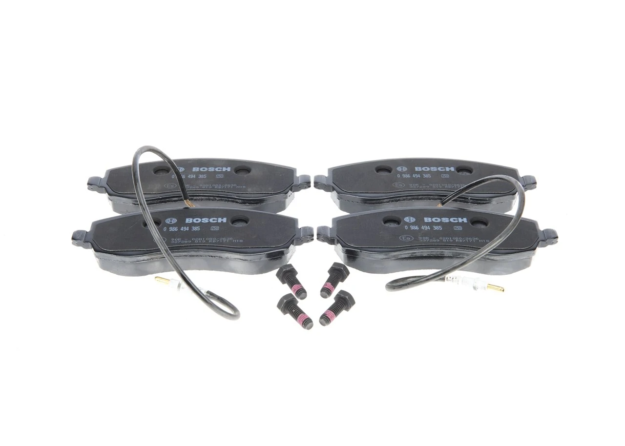 Kit de plaquettes de frein, frein à disque BOSCH 0 986 494 385