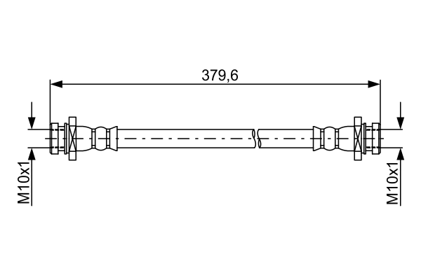 Flexible de frein BOSCH 1 987 481 853
