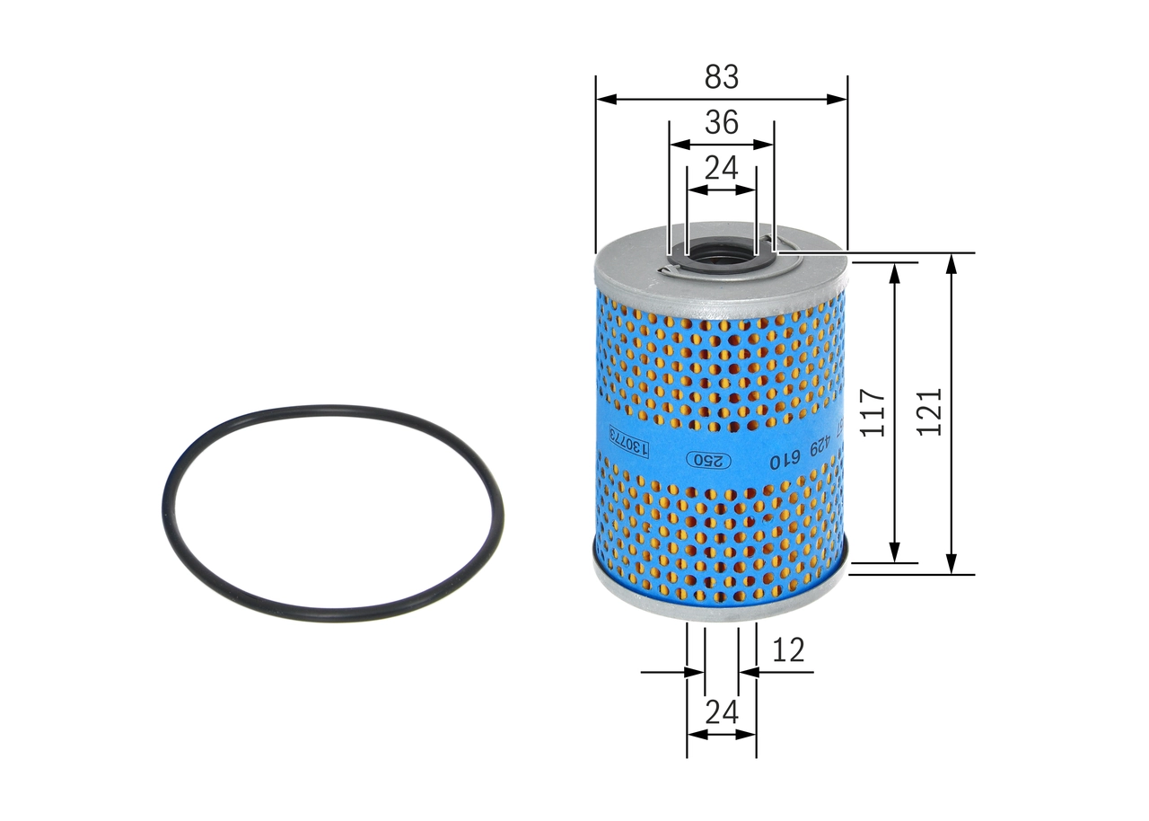 Filtre à huile BOSCH 1 457 429 610