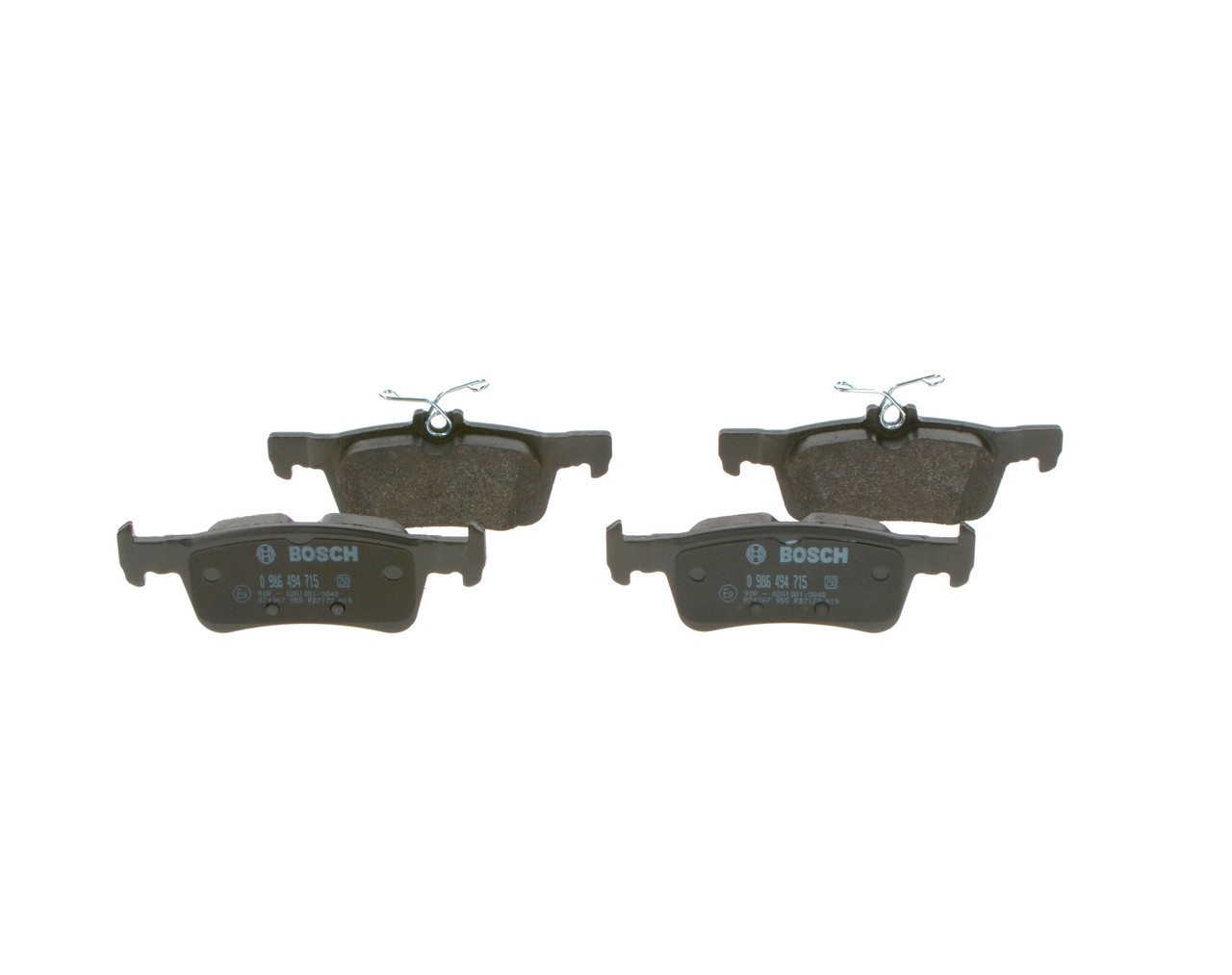 BOSCH 0 986 494 715 — Гальмівні колодки, дискові