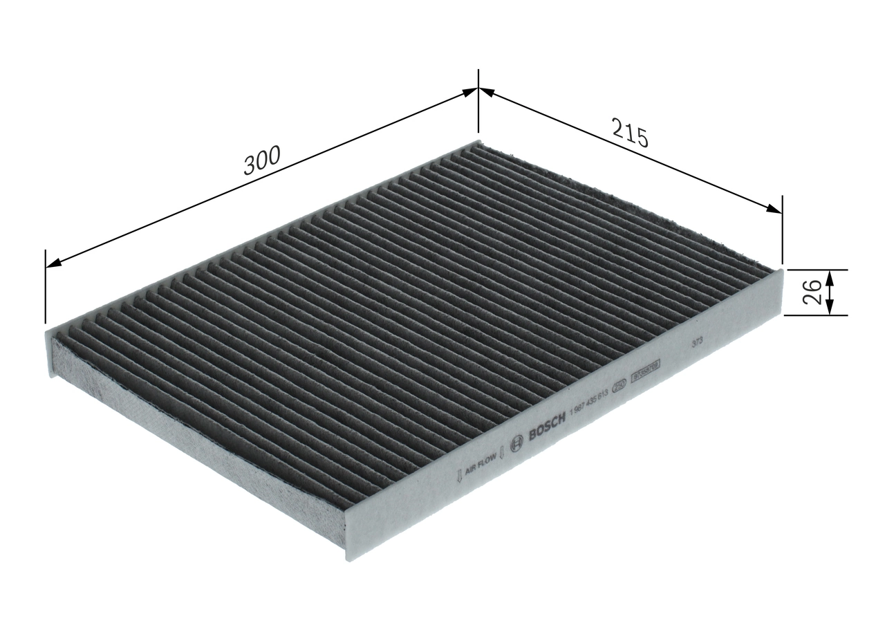 Filtre, air de l'habitacle BOSCH 1 987 435 613