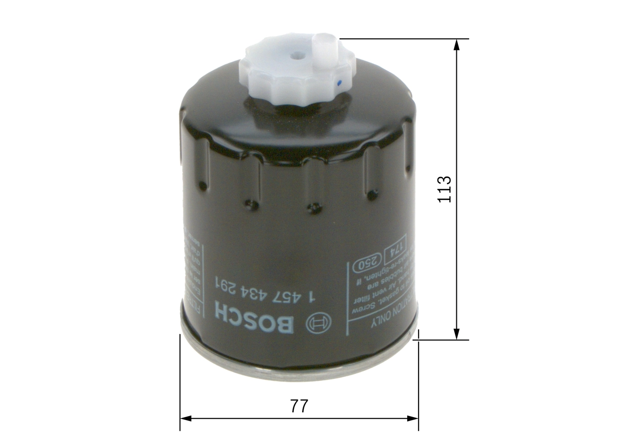 Filtre à carburant BOSCH 1 457 434 291