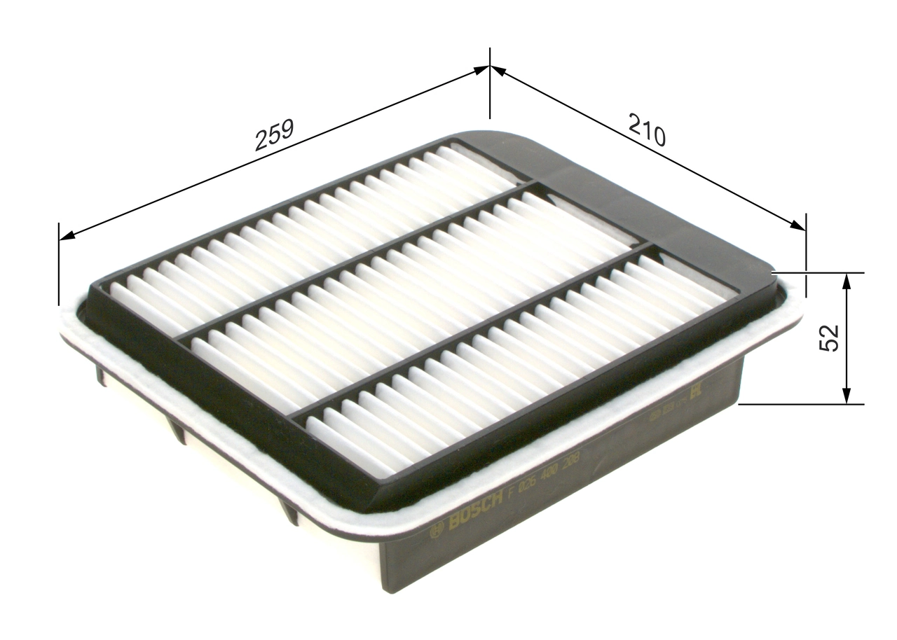 Filtre à air BOSCH F 026 400 208