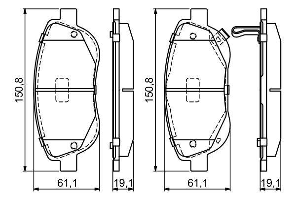 BOSCH 0 986 494 682 — Гальмівні колодки, дискові