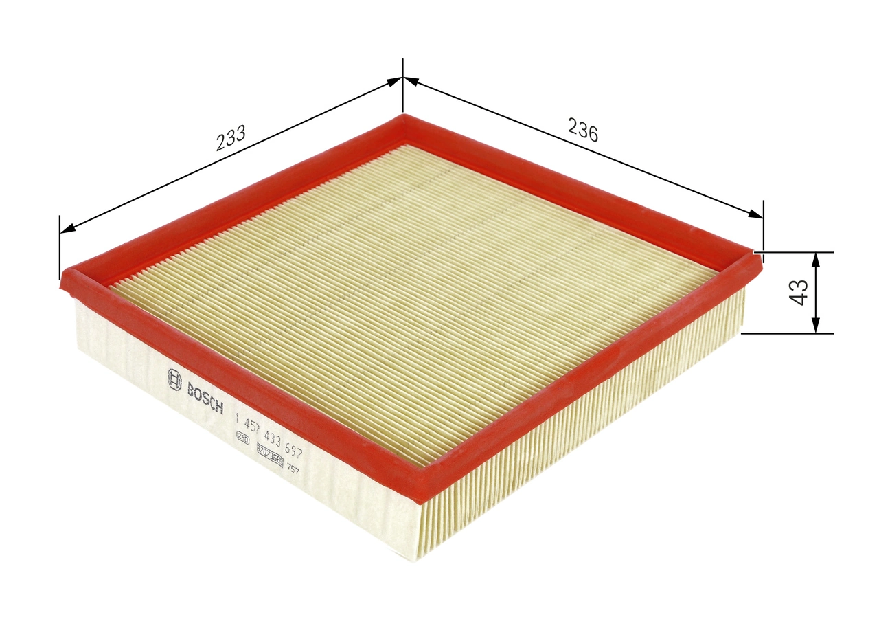 Filtre à air BOSCH 1 457 433 697