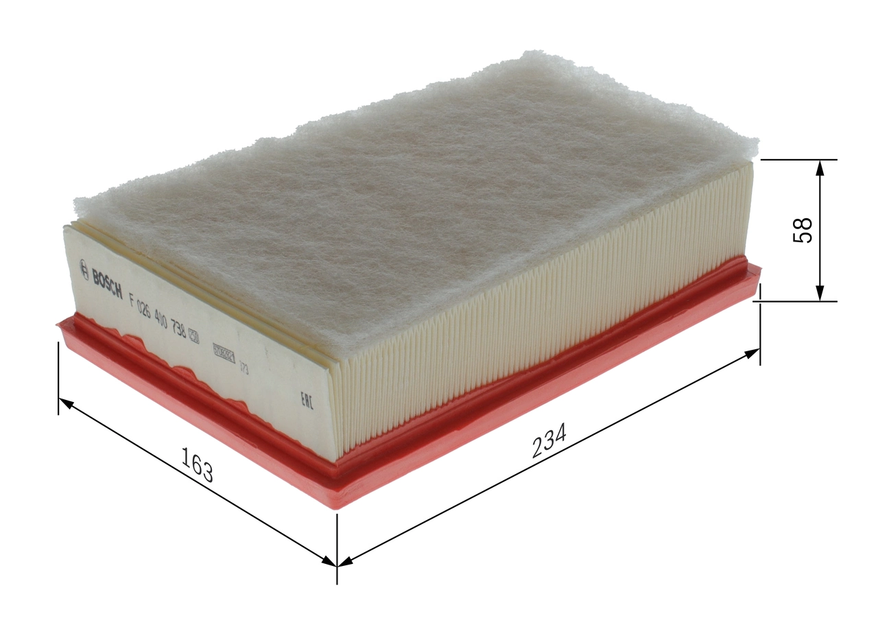 Filtre à air BOSCH F 026 400 738