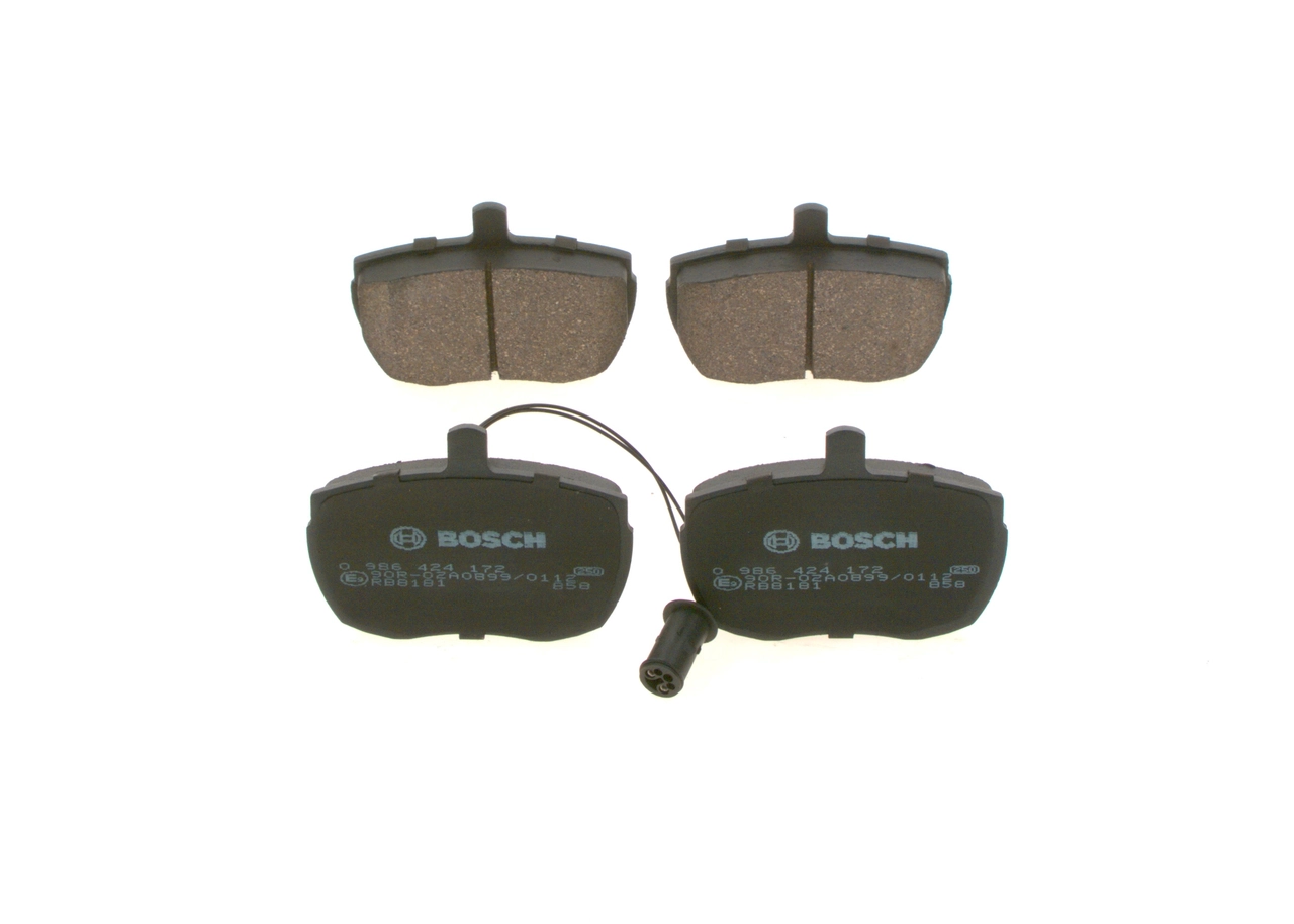 Kit de plaquettes de frein, frein à disque BOSCH 0 986 424 172