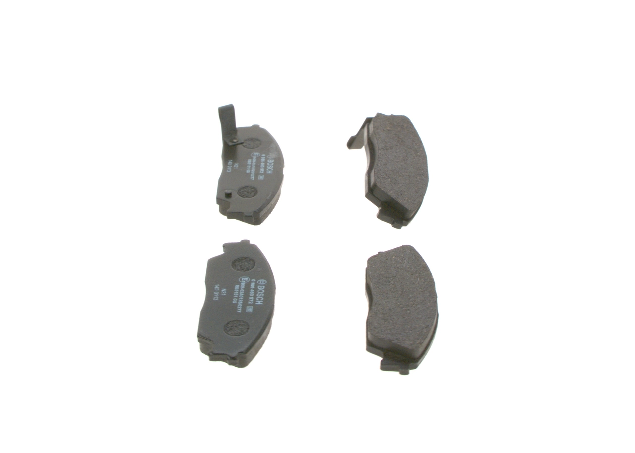 Kit de plaquettes de frein, frein à disque BOSCH 0 986 460 972