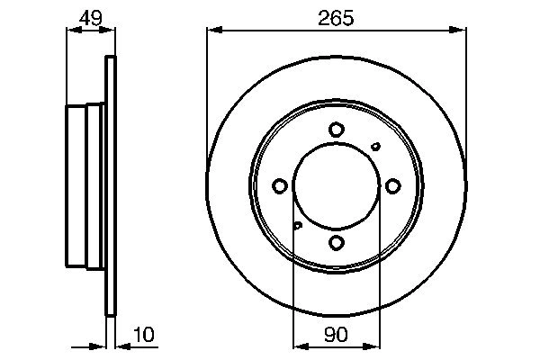 Disque de frein BOSCH 0 986 478 272