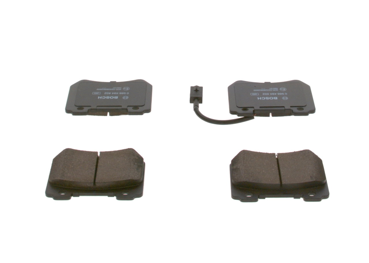 Kit de plaquettes de frein, frein a disque