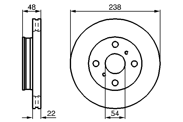 Disque de frein BOSCH 0 986 478 857