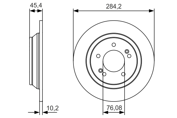 Disque de frein BOSCH 0 986 479 C39