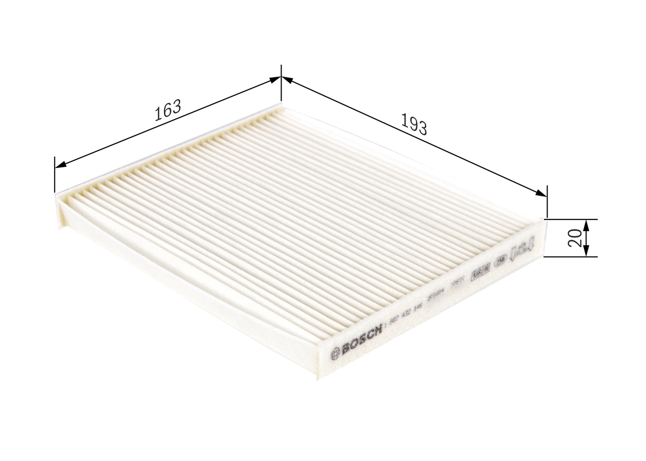 Filtre, air de l'habitacle BOSCH 1 987 432 148