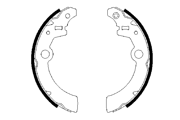 Jeu de mâchoires de frein BOSCH 0 986 487 676