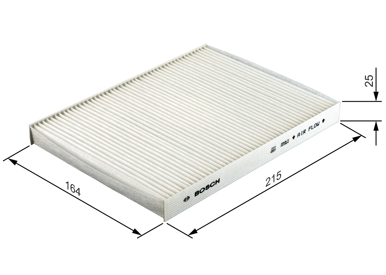 Filtre, air de l'habitacle BOSCH 1 987 432 072