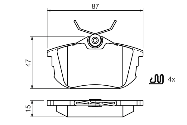 Brake Pad Set, disc brake 6