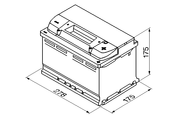 Batterie de démarrage BOSCH 0 092 S50 070