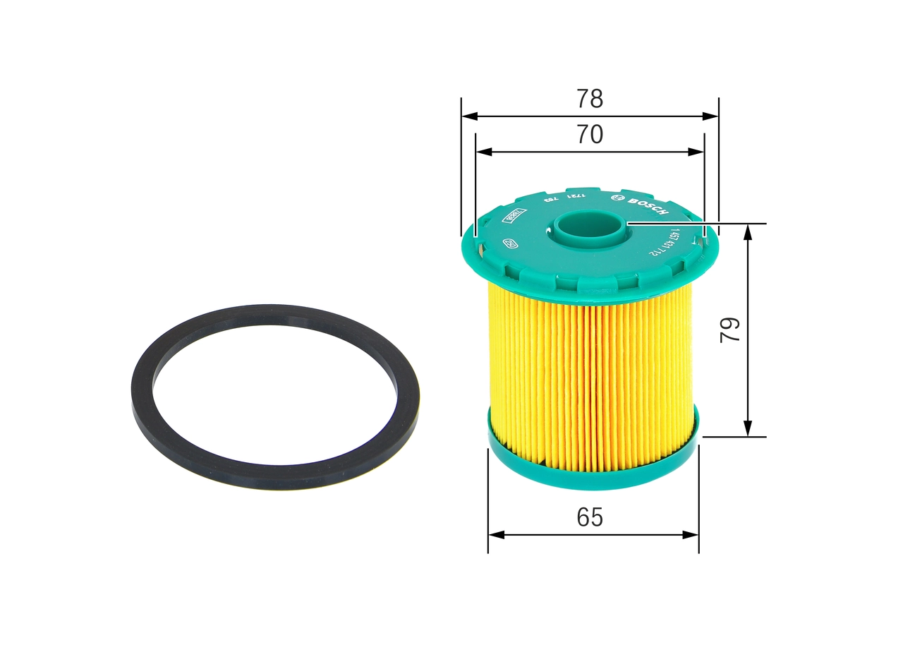 Filtre à carburant BOSCH 1 457 431 712