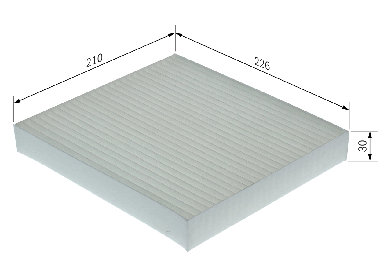 Filtre, air de l'habitacle BOSCH 1 987 435 160