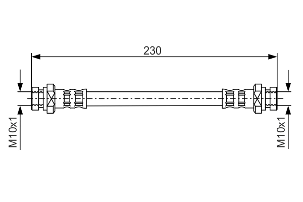 Flexible de frein BOSCH 1 987 481 111