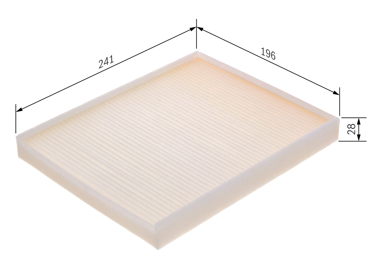 Filtre, air de l'habitacle BOSCH 1 987 435 159